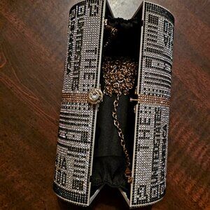 Crystal Money Clutch